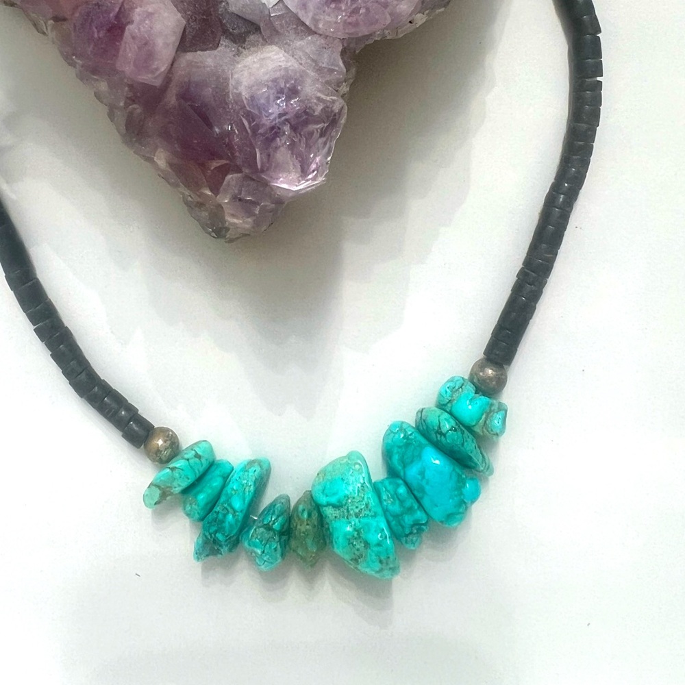 Turqouise and Beaded Necklace